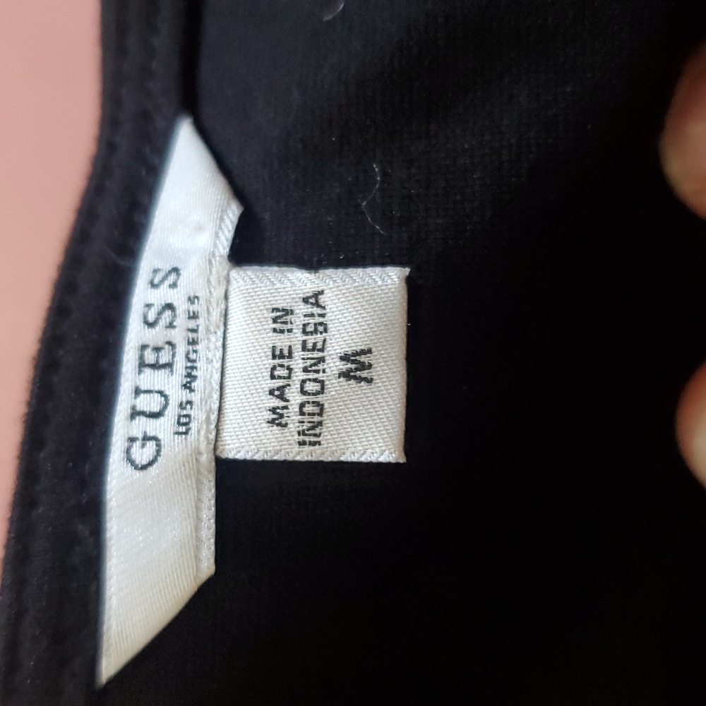 Guess Elegant Black Dress Size Medium - Picture 6 of 8